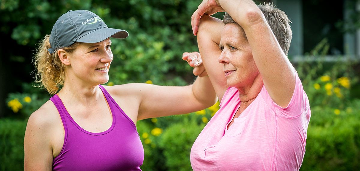 Personal Training — Sylvia Kronshage mit Teilnehmerin